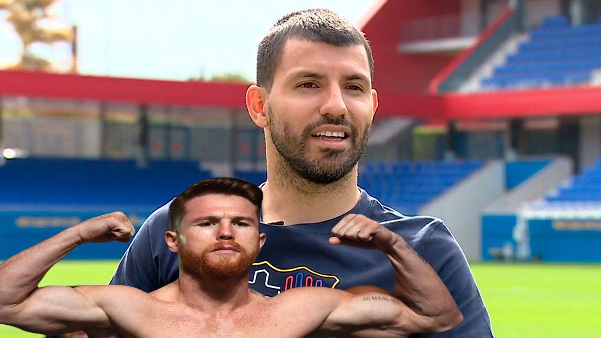 El Kun Agüero envía un mensaje a Canelo, el conocido boxeador mexicano