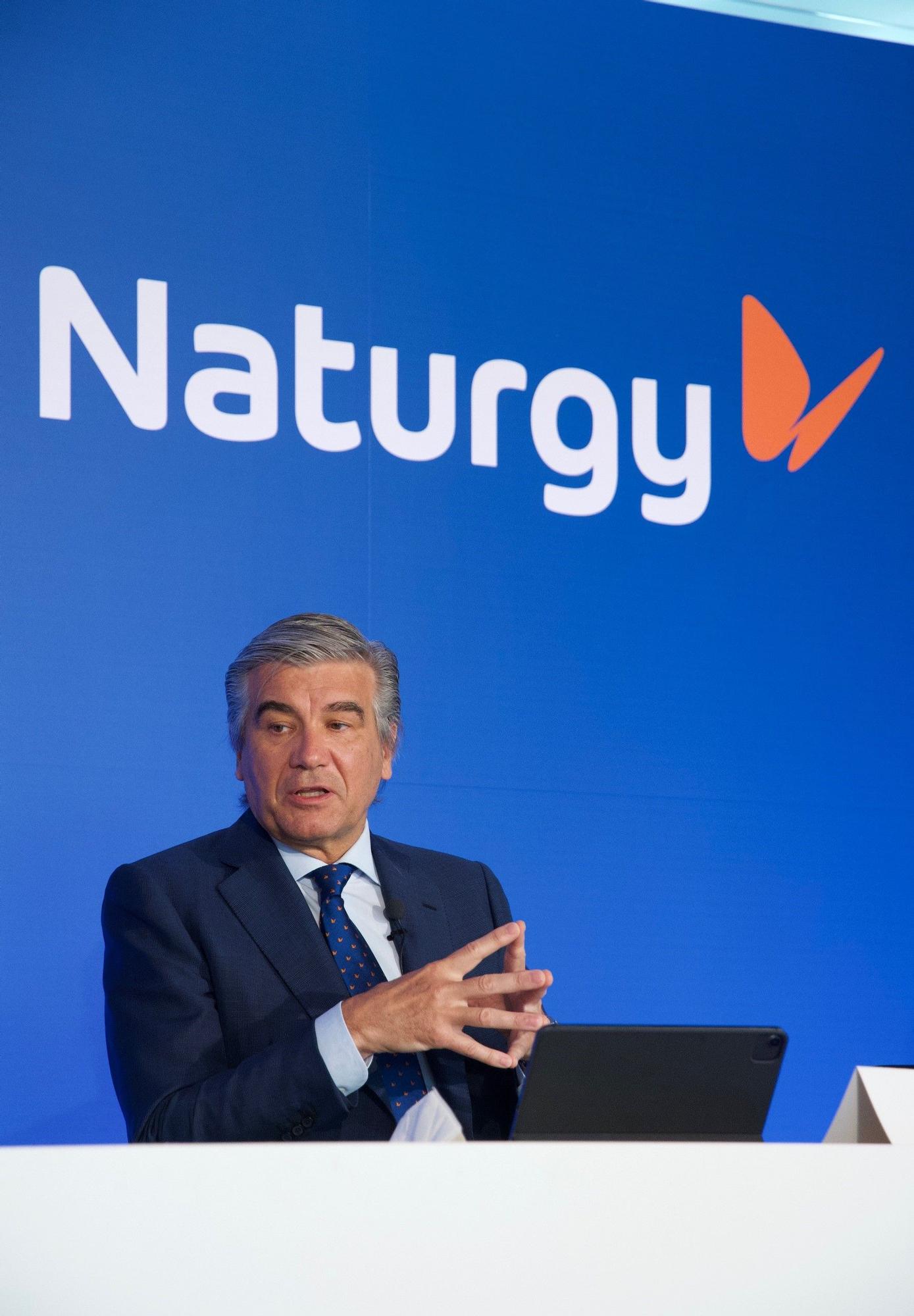El presidente de Naturgy, Francisco Reynés, en la presentación del Plan Estratégico 2021-2025.