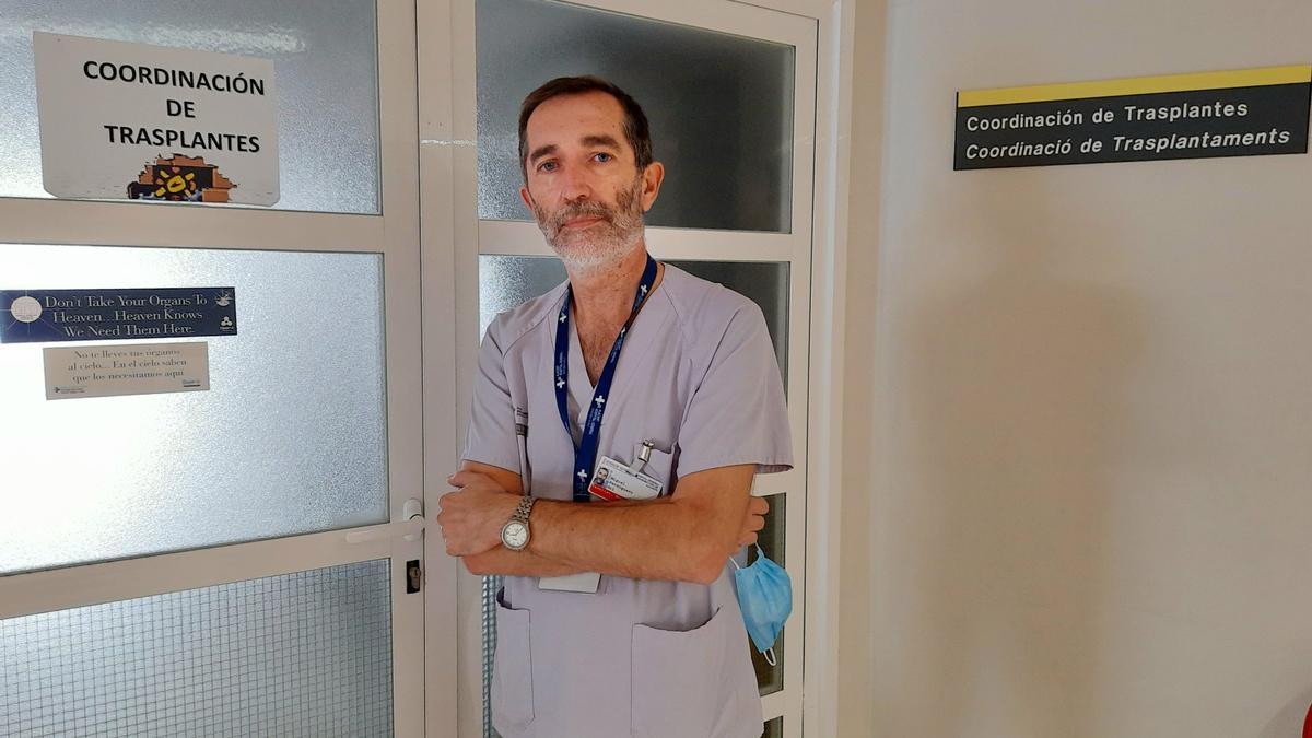 Miguel Perdiguero, nuevo coordinador de trasplantes del Hospital Doctor Balmis de Alicante
