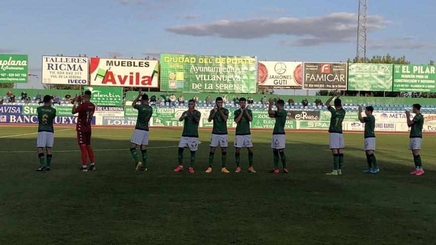 Buena imagen del Villanovense ante el Badajoz (1-0)