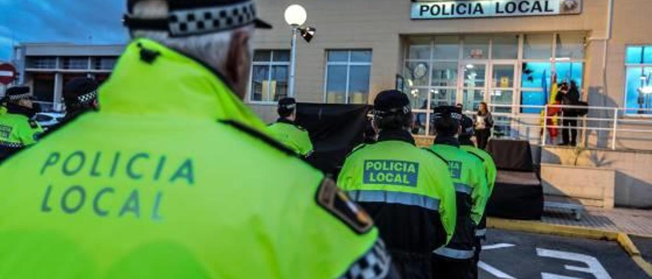 Imagen de un acto reciente de la plantilla de la Policía Local de Torrevieja.