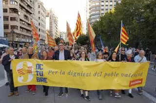 Manifestación del 9 d'Octubre en València