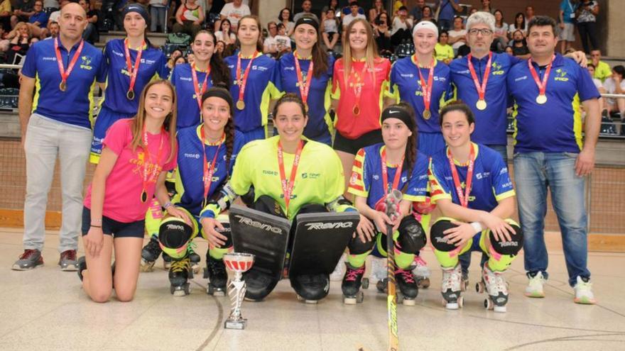 La formació Fem17 de l’Igualada Femení HCP guanya la Copa Catalana