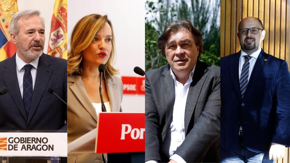 Estos son los candidatos confirmados de los partidos para las elecciones del 8F en Aragón