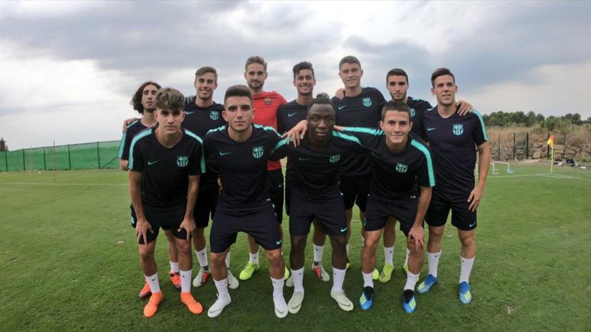 El 'equipazo' que se ha reintegrado al filial barcelonista