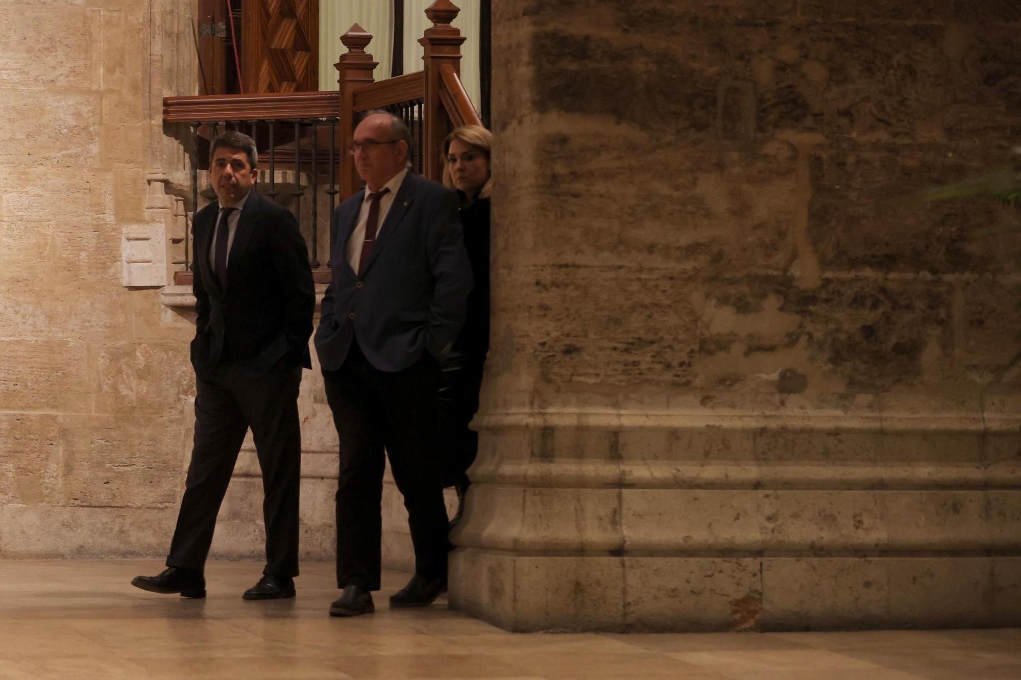 Reunión del representante de las víctimas de la dana con Carlos Mazón