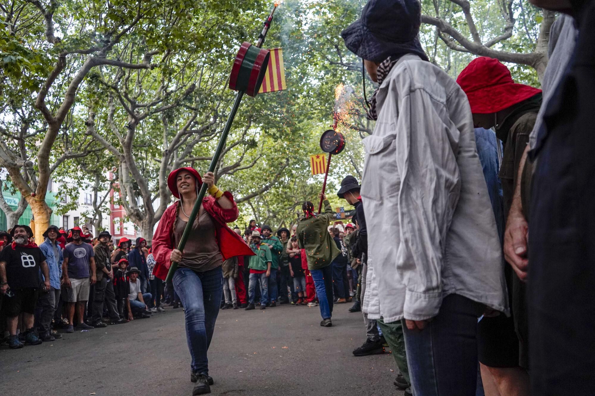Passacarrers de Patum de dissabte