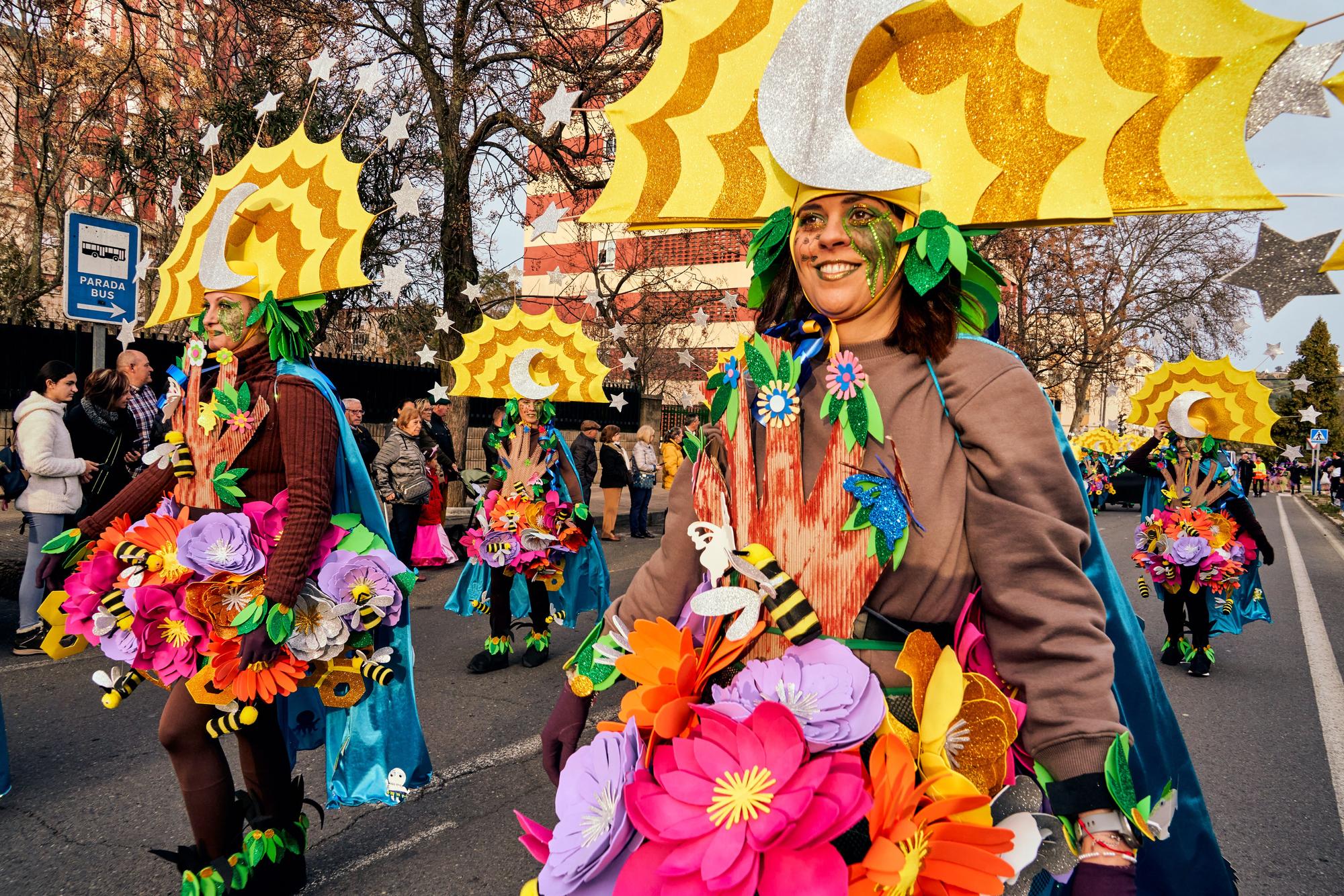 GALERÍA | El desfile del Carnaval de Cáceres