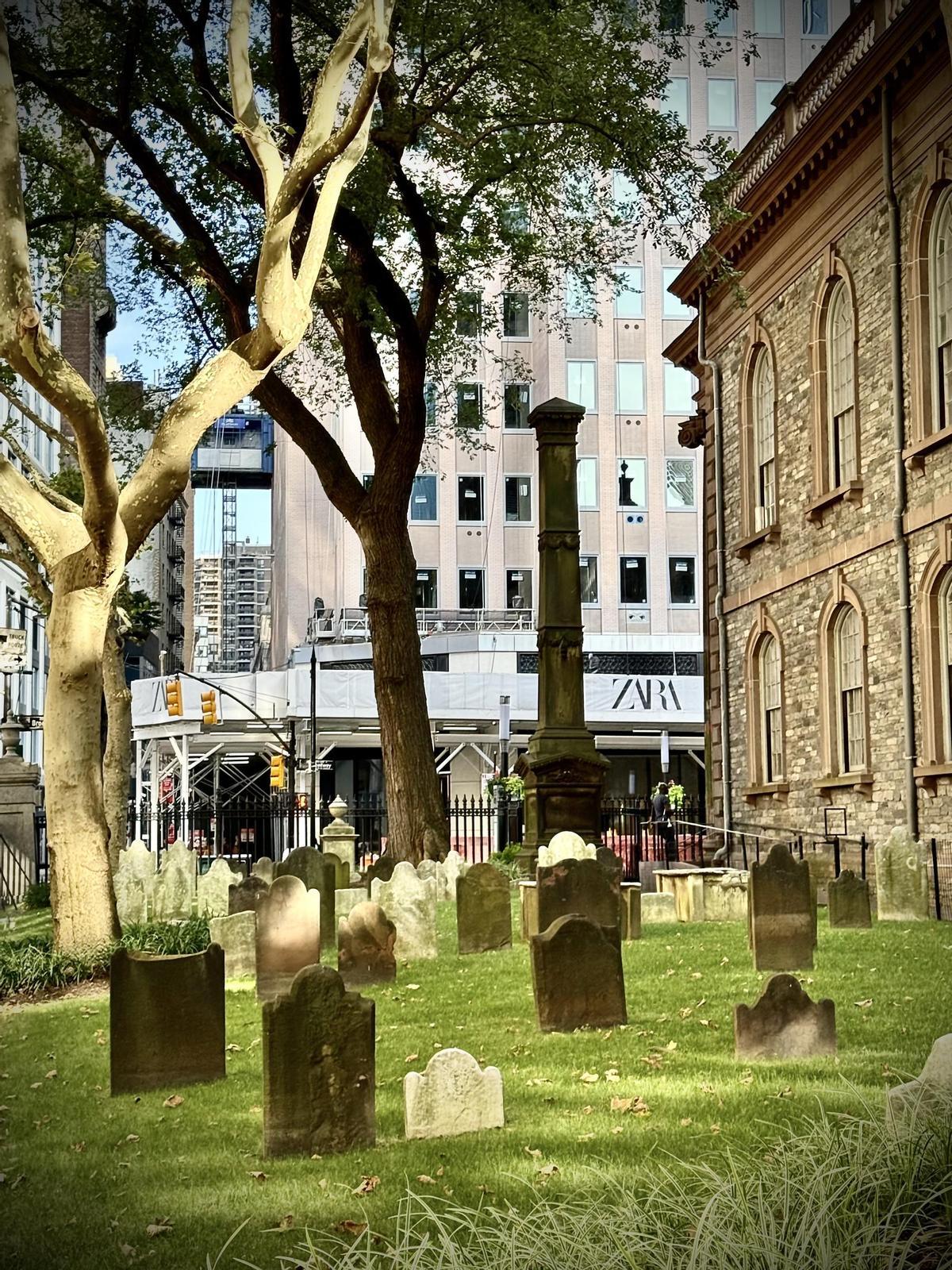 Cementerio de St. Paul’s Chapel, en Nueva York