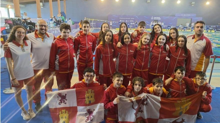 Buen papel del Natación Zamora en el Campeonato de España por Selecciones Autonómicas