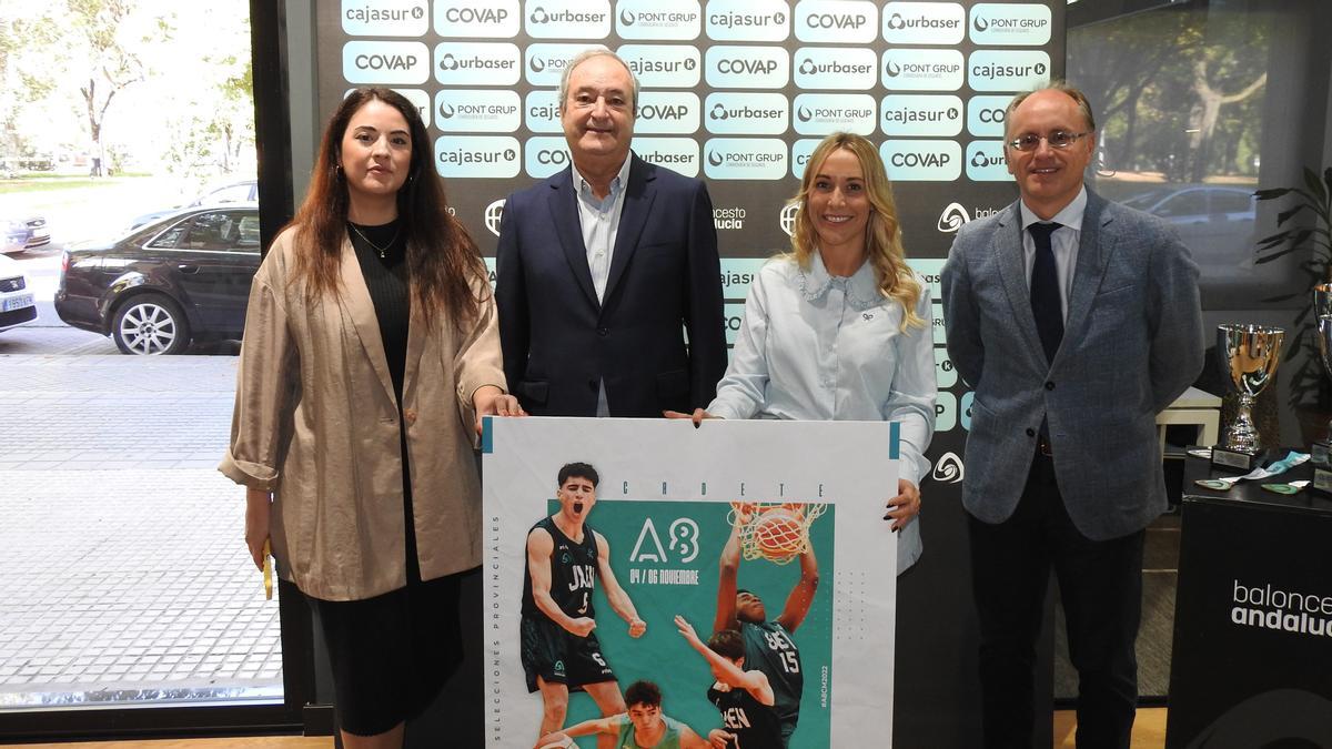 Presentación del Campeonato de Andalucía de Baloncesto cadete masculino en la FAB.
