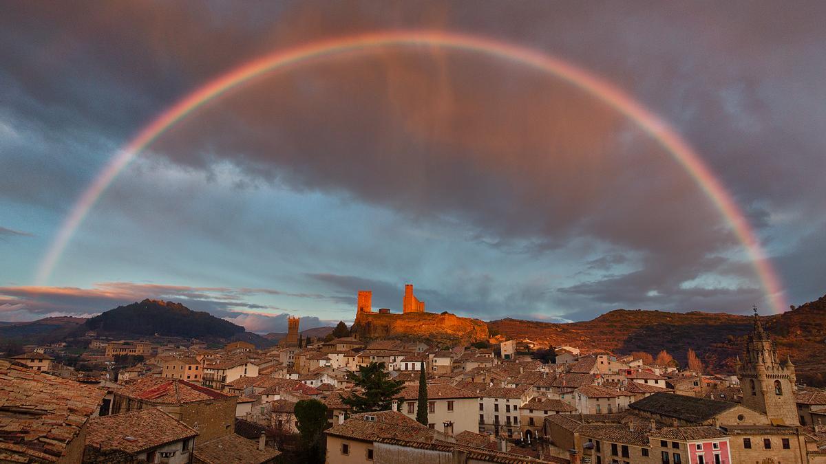 El municipio de Uncastillo, en la comarca de las Cinco Villas.