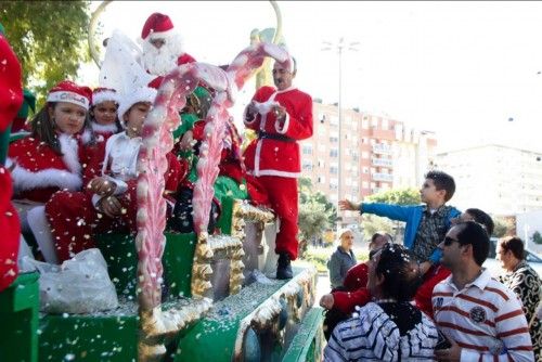 Cabalgata de Papá Noel en Santiago el Mayor