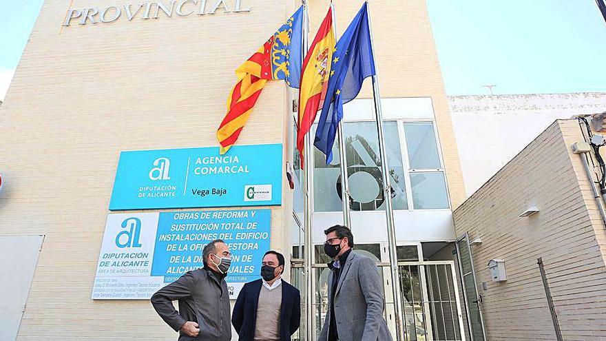 La Diputación reabre su oficina comarcal a los tres años del cierre por un incendio