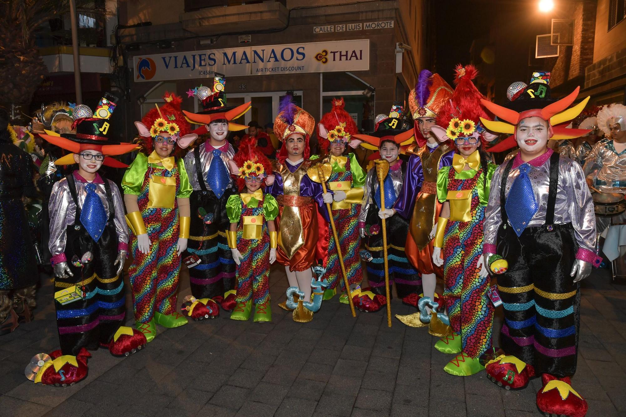 Desfile anunciador y pregón del Carnaval de Las Palmas de Gran Canaria 2023