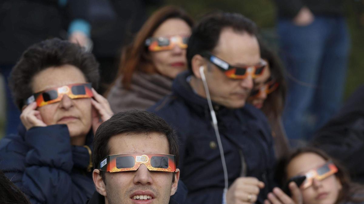Imagen de archivo de un eclipse.