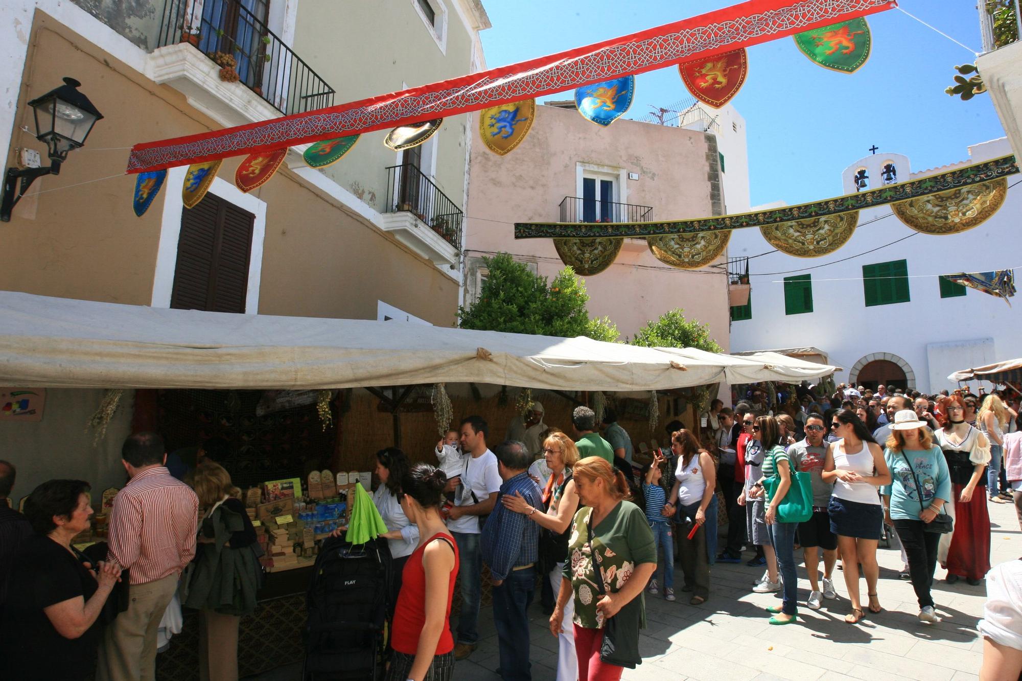 Edición de 2011 de la Feria Medieval de Ibiza.