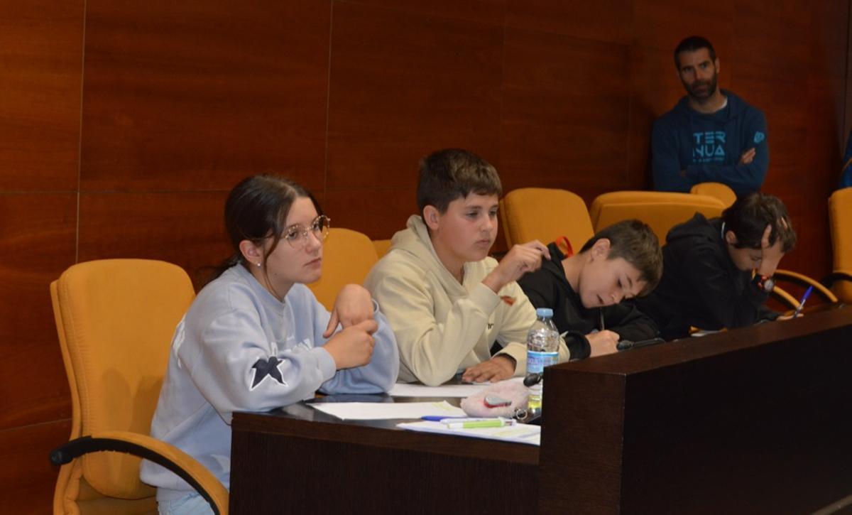 Un grupo de alumnos