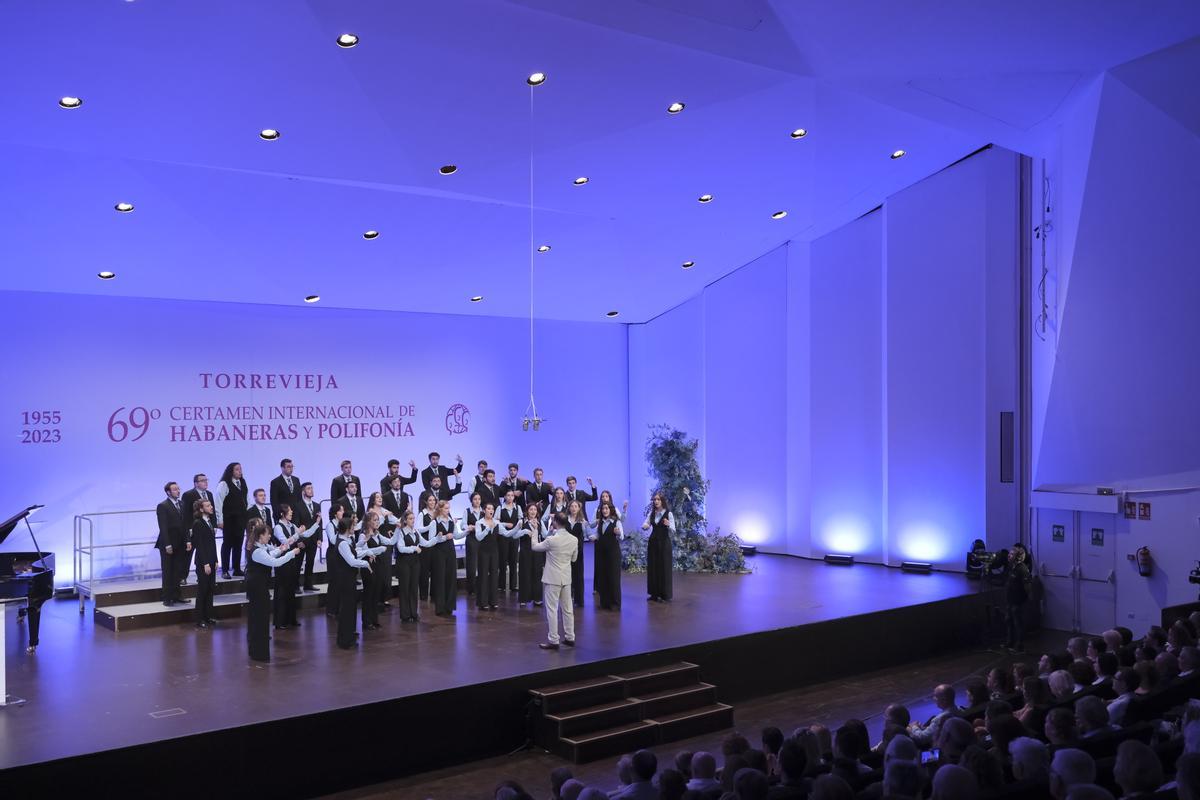 Coro Nubah de Granada, que se llevó uno de los primeros reconocimientos en el Certamen