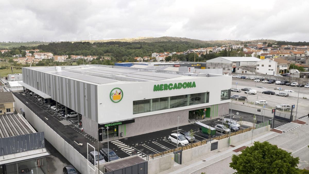 Tienda de Mercadona en Portugal, en una imagen de archivo.