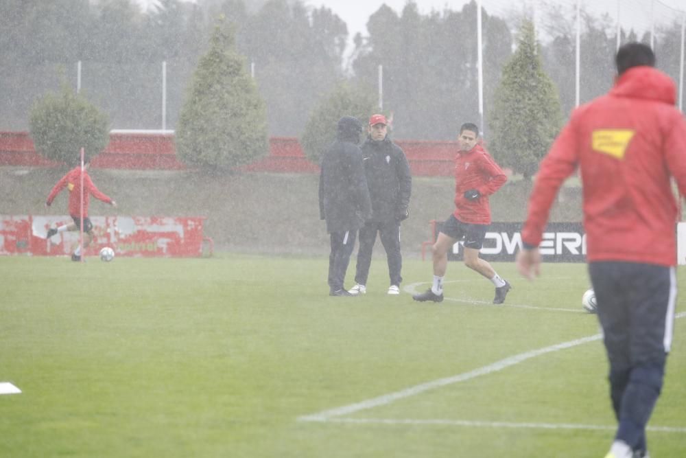 El tiempo en Asturias: borrasca Cecilia en Gijón