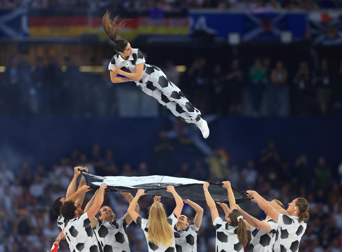 La ceremonia de inauguración de la Eurocopa 2024, en imágenes. La ceremonia de inauguración de la Eurocopa 2024, en imágenes.