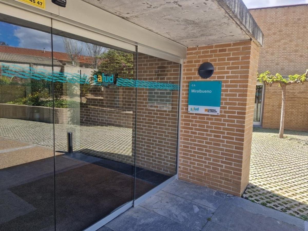 El centro de salud de Miralbueno, en una imagen de archivo.