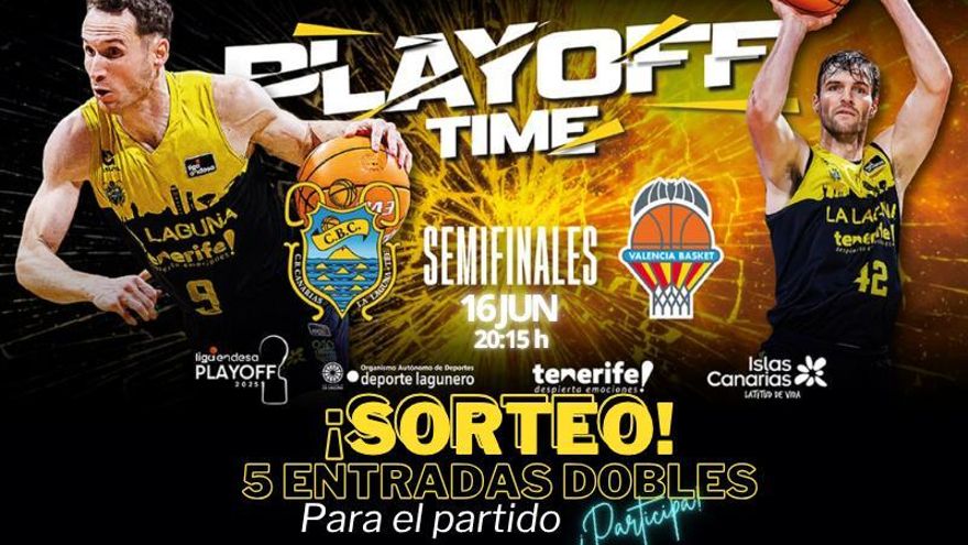 ¡Gana entradas dobles con EL DÍA para el posible partido de este lunes de La Laguna Tenerife!