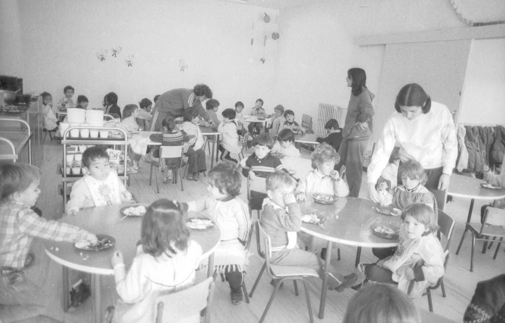 Comedor infantil, 1968