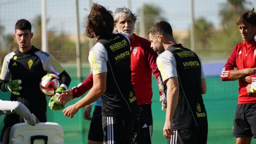 Encontrar el camino del gol, la gran tarea de Pablo Alfaro en el Real Murcia