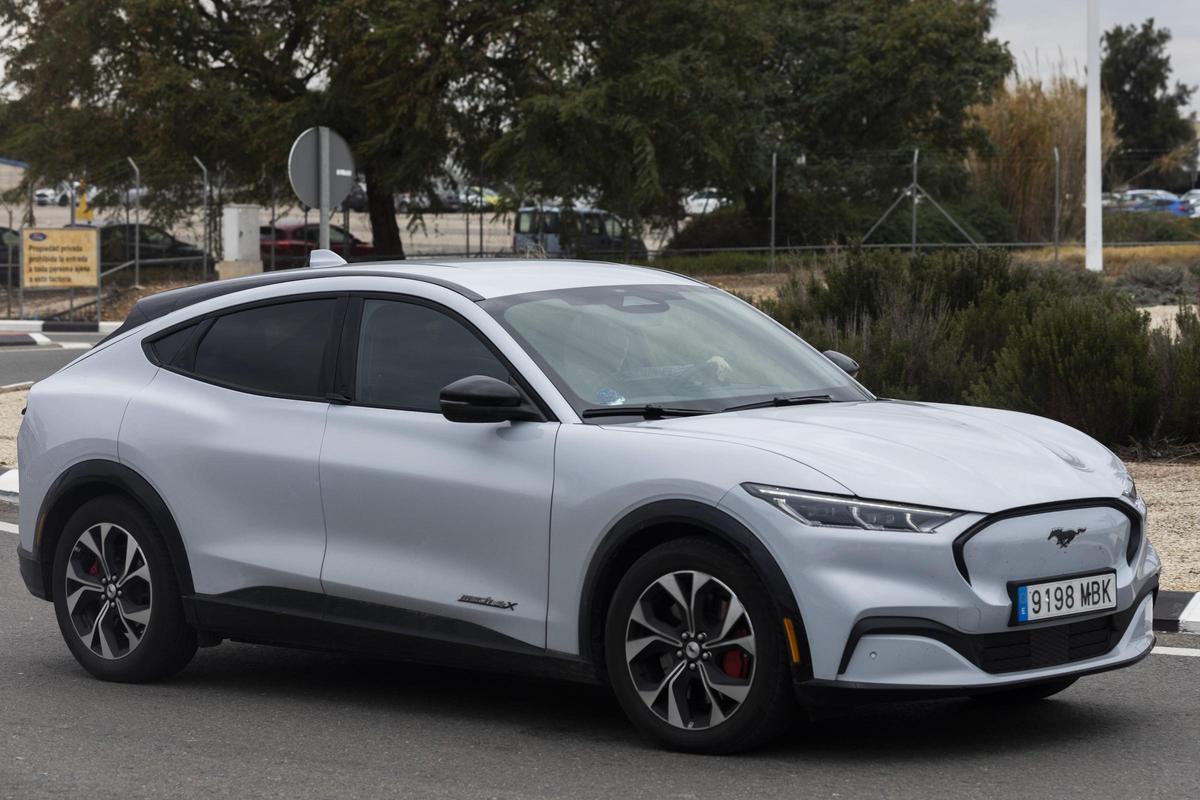 Prueba al Mustang Mach-E (fabricado en Mèxico) en las inmediaciones de Almussafes.