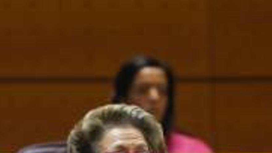 Rita Barberá, en el Senado.