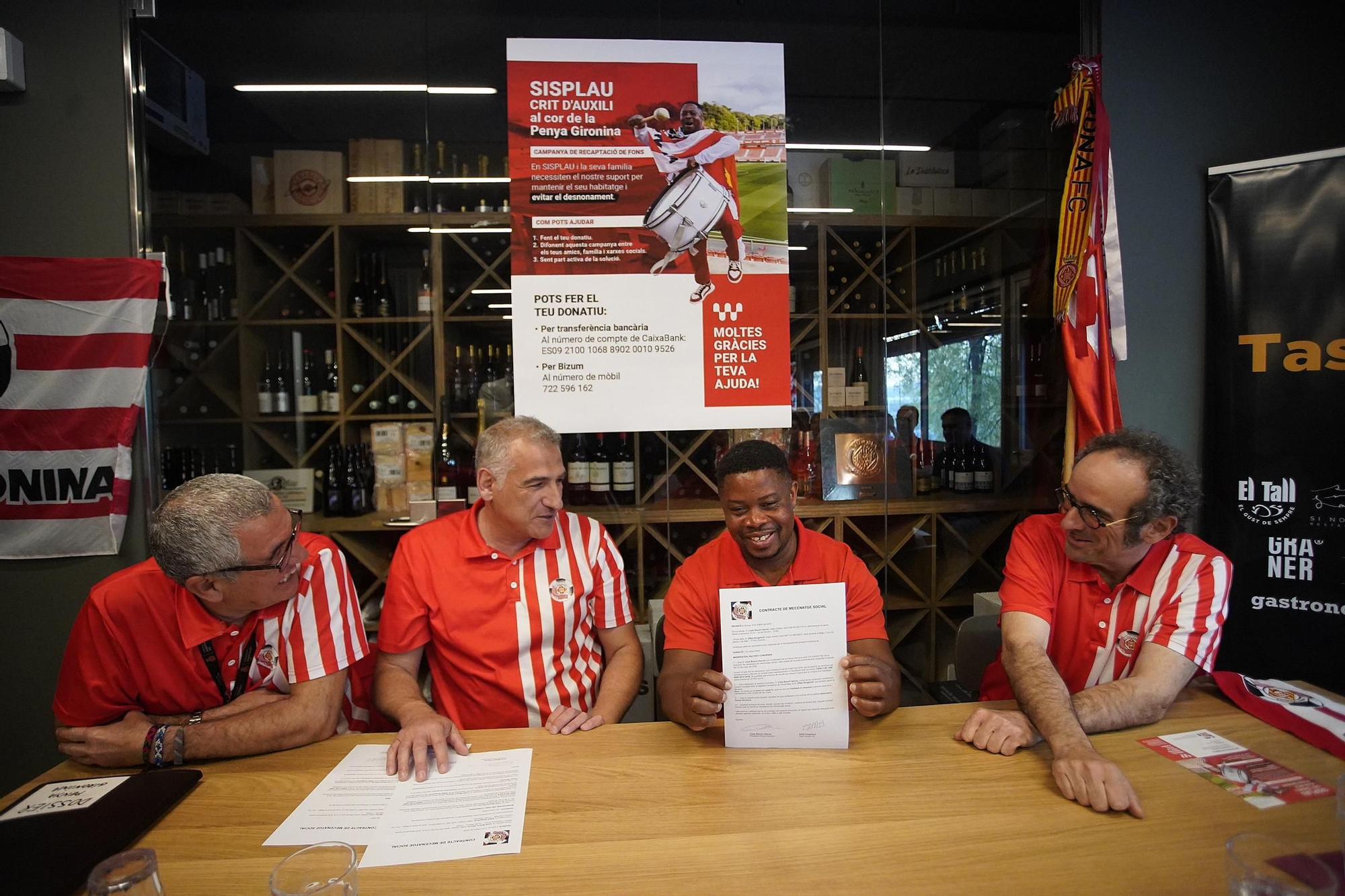 Les fotos de la presentació de la campanya de mecenatge per ajudar en Sisplau
