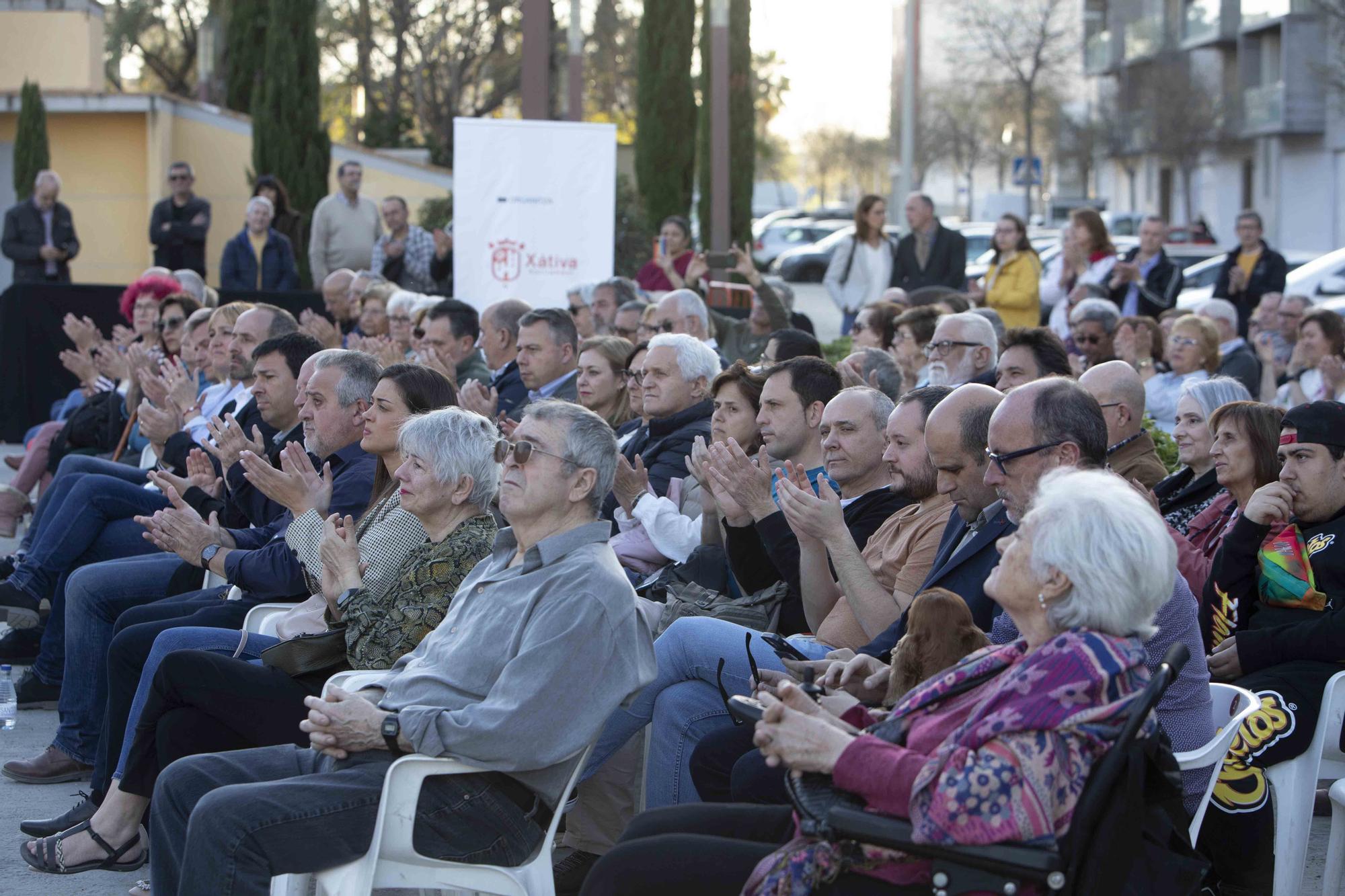 Xàtiva inaugura un nuevo espacio memorial para recordar a las víctimas de la guerra civil y el franquismo