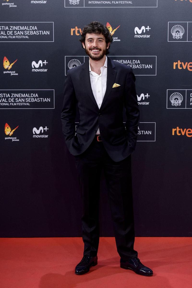 Javier Pereira en la ceremonia de clausura de la 64 edición del Festival de cine de San Sebastián