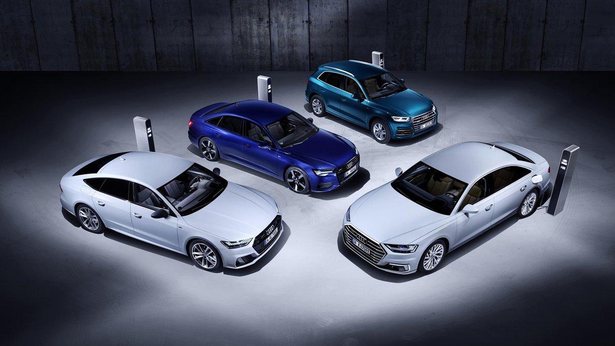 Los nuevos Audi Q5, A6, A7 Sportback y A8 TFSI e.