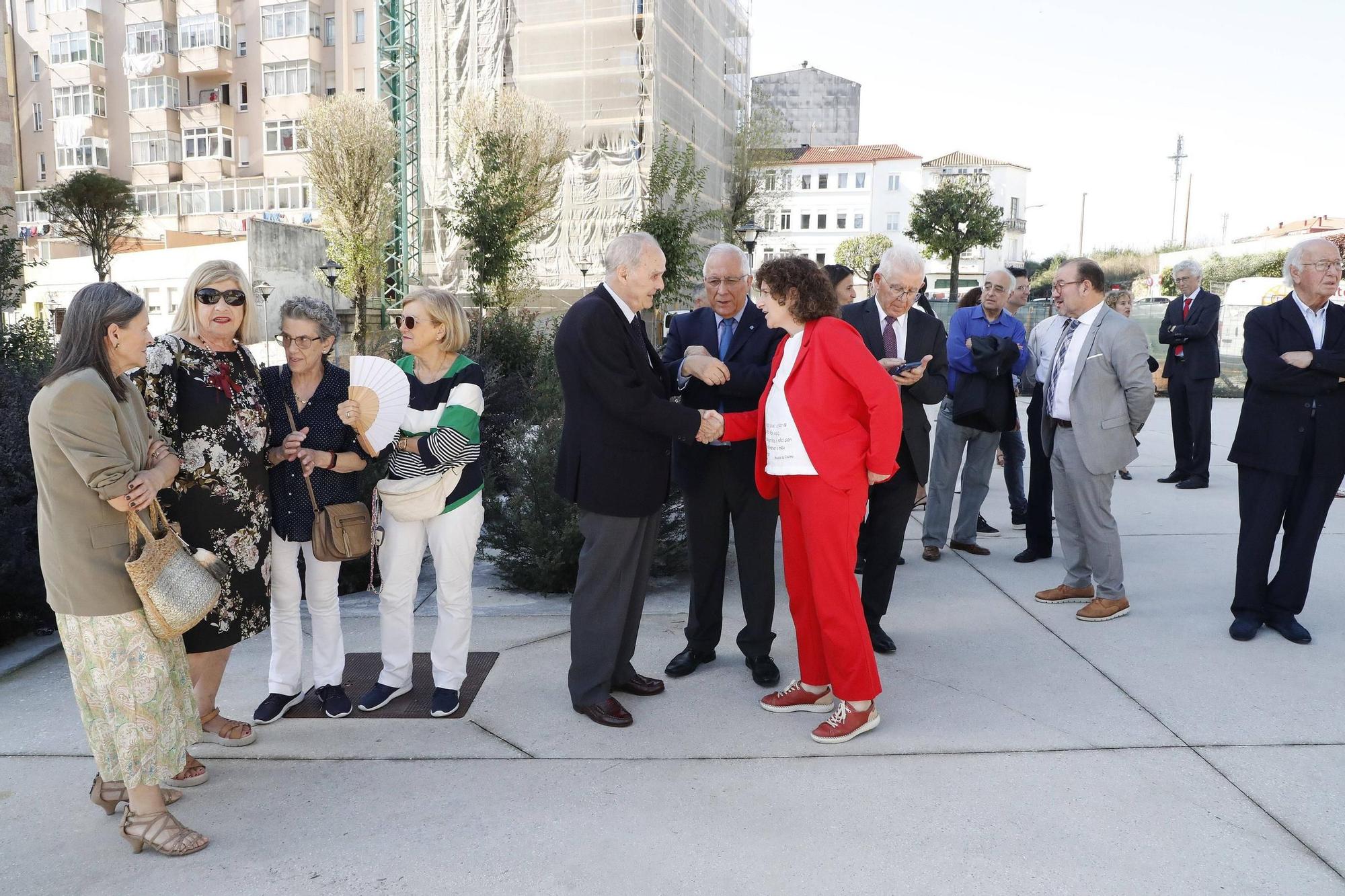 Descubrimiento del busto en homenaje a Ramón Castromil Ventureira