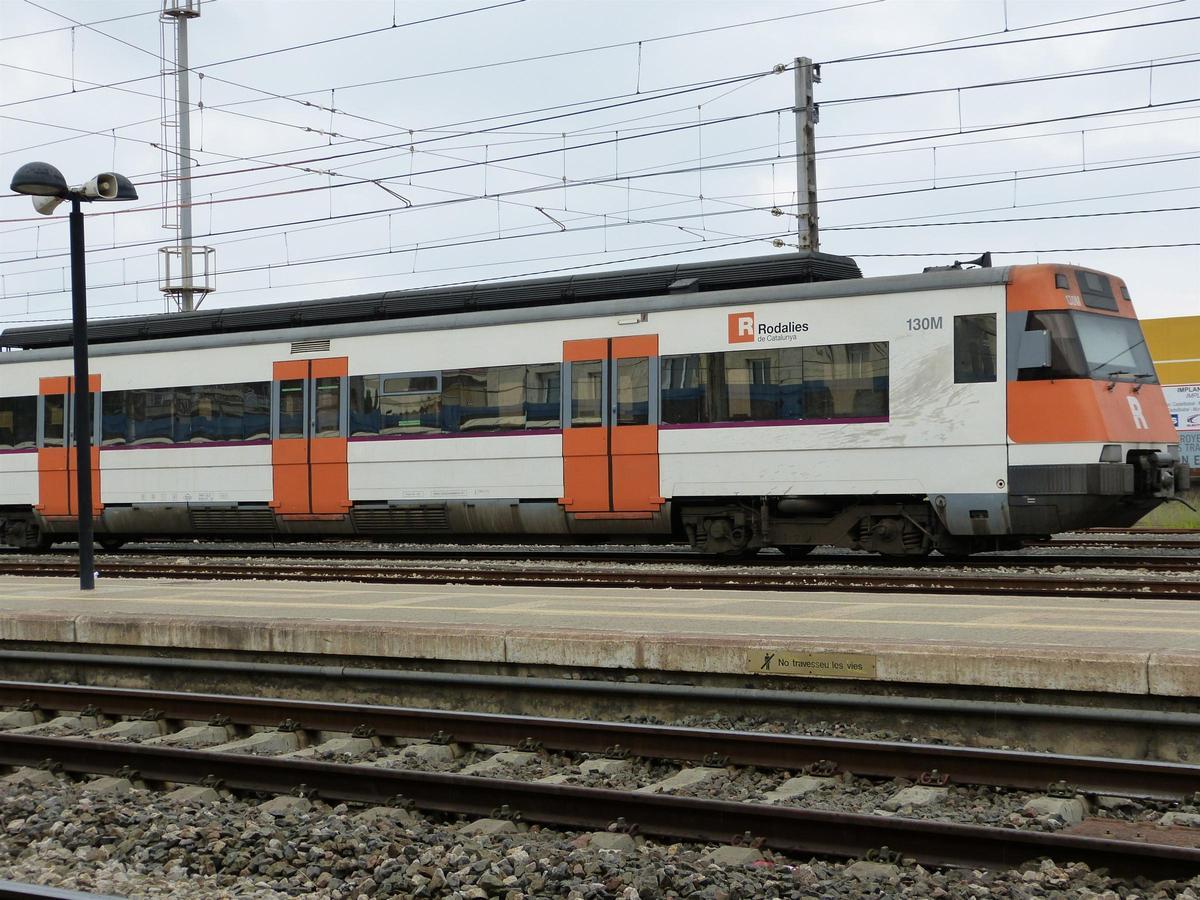 Archivo - Un tren de Rodalies.