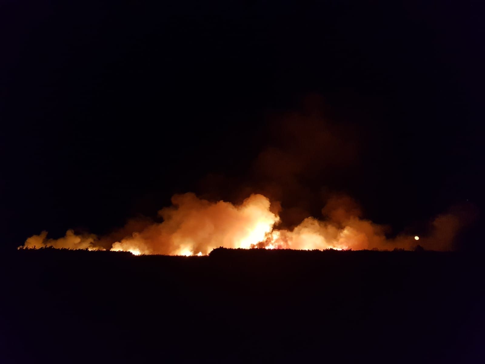 Incendio en Tavernes de la Valldigna