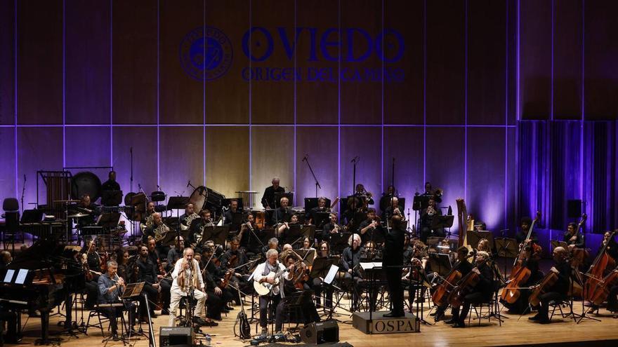 "Nuberu" sinfónico, inmortales y apoteósicos en su concierto de 50 aniversario en Oviedo con la OSPA