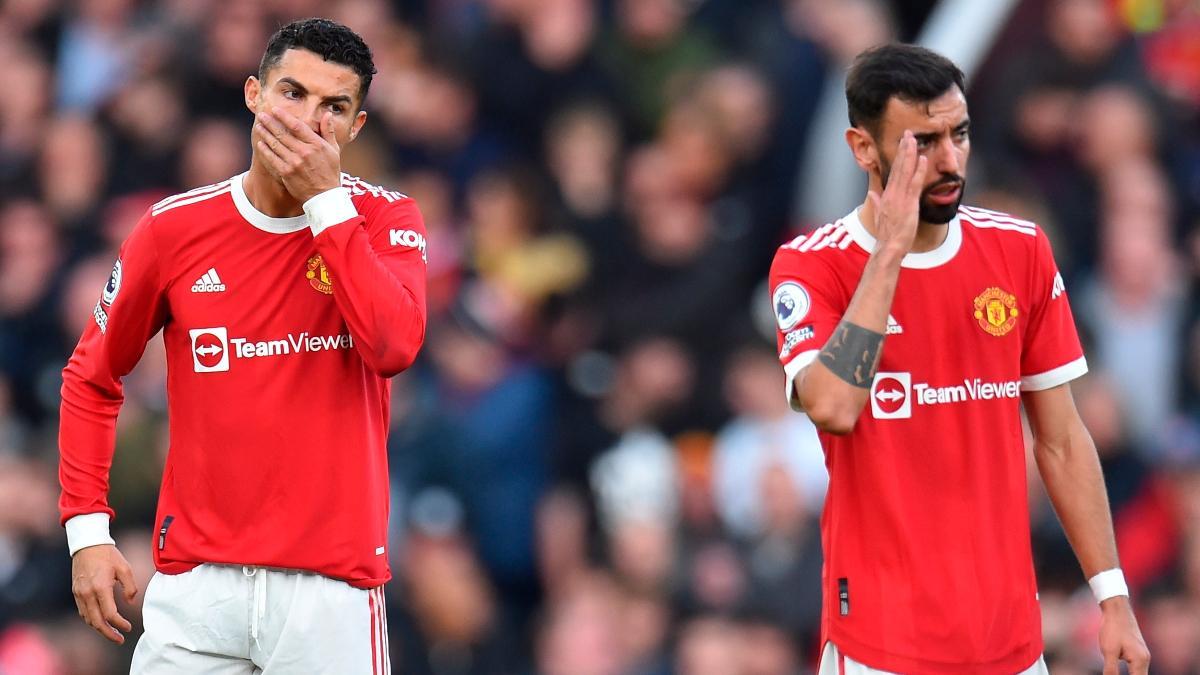 Bruno Fernandes y Cristiano Ronaldo, presentes en el gabinete de crisis del United