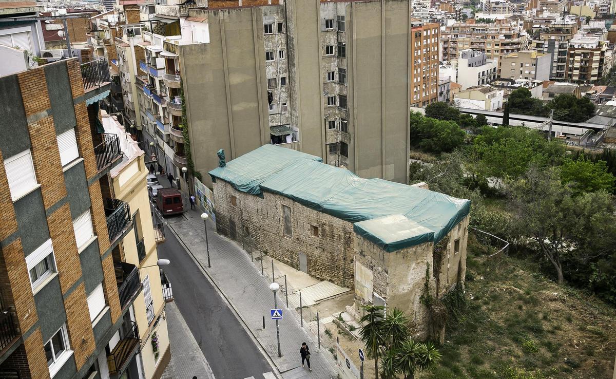 Imagen de archivo del Castell de Bellvís, en el barrio de la Torrassa de L'Hospitalet de Llobregat.
