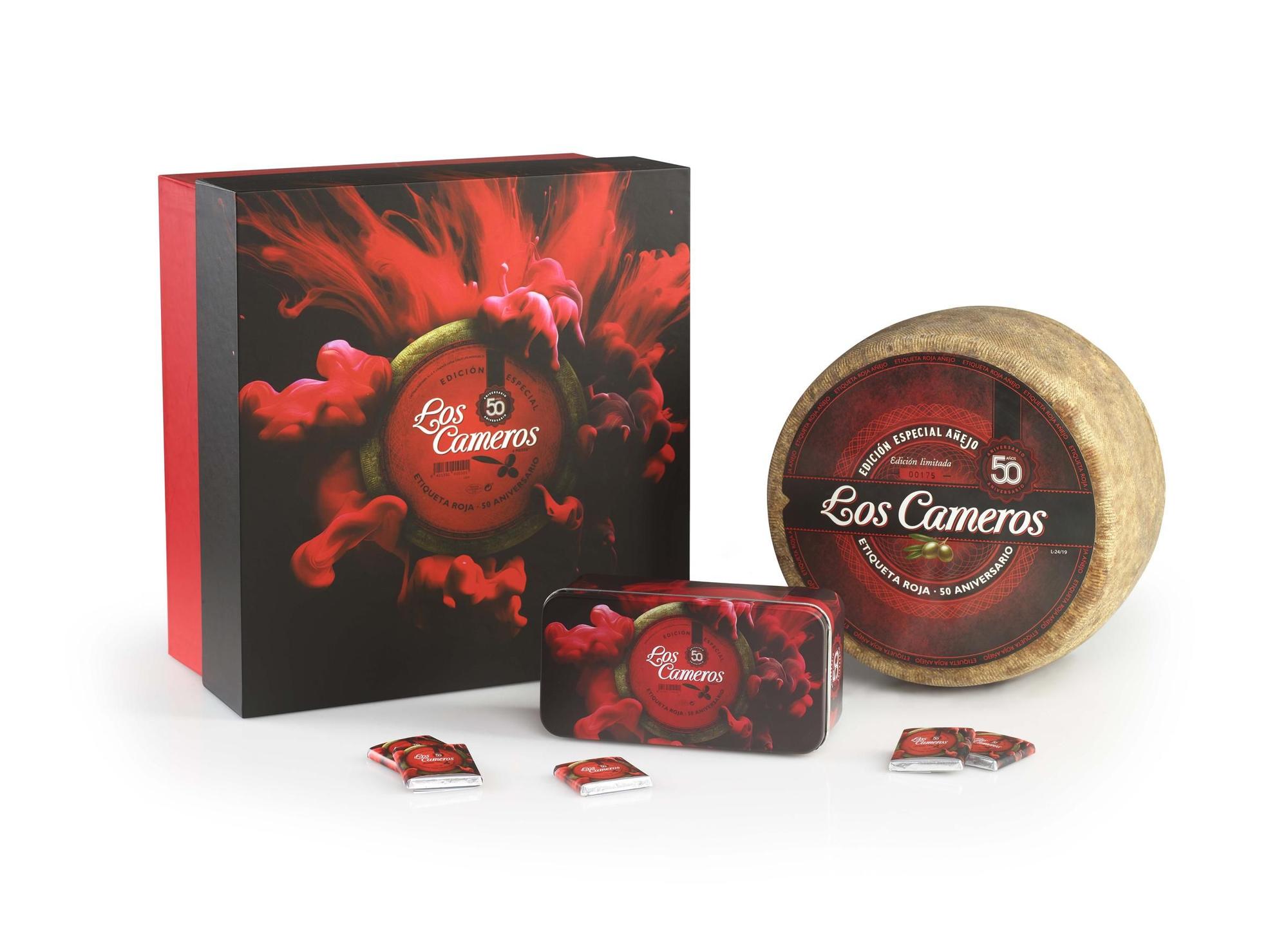 Así es la edición especial del queso Los Cameros.