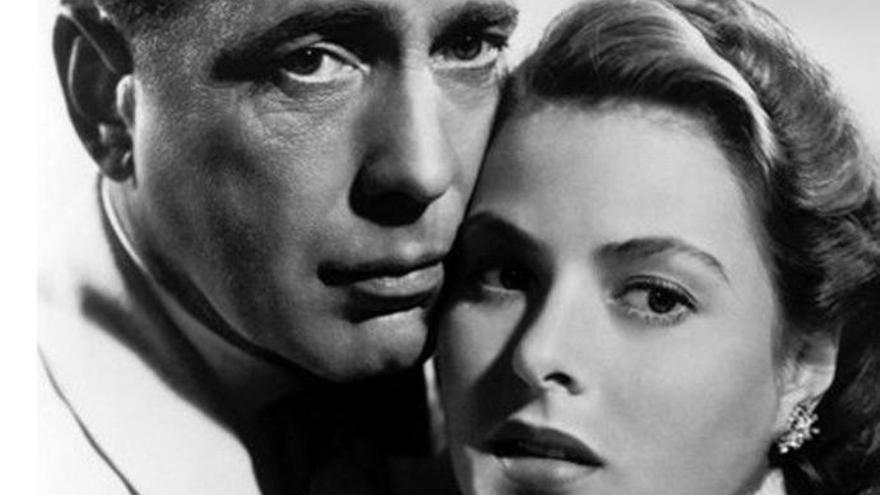 Bogart y Bergman en un fotograma de &#039;Casablanca&#039;.