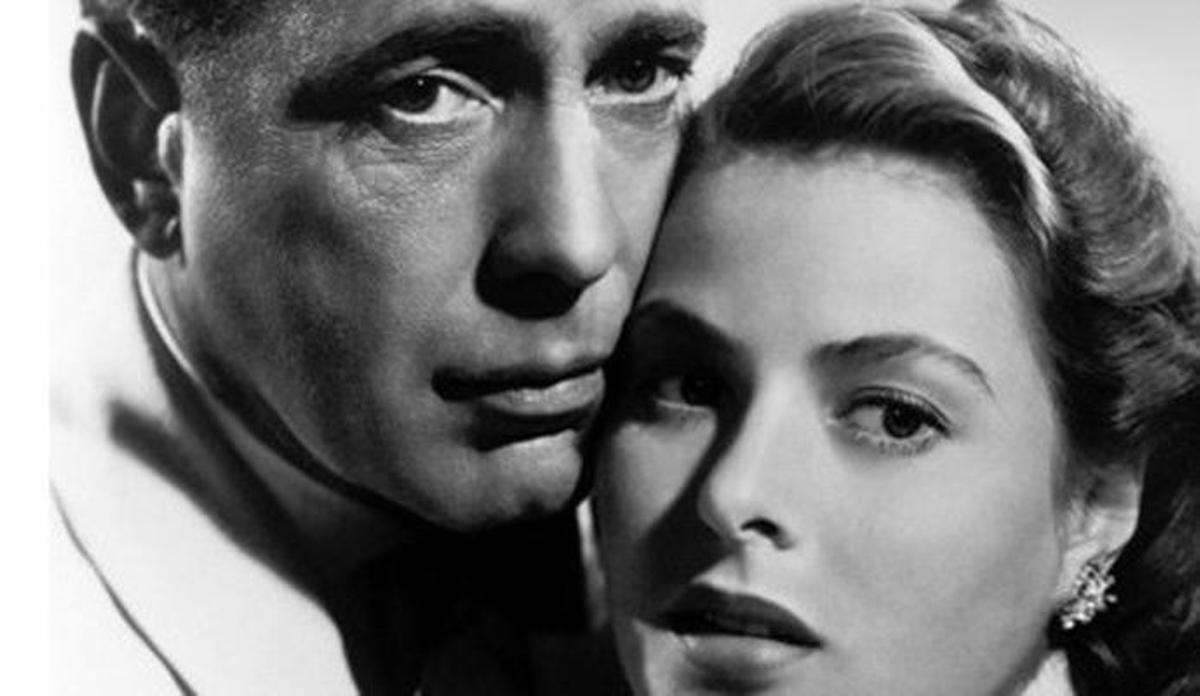 Bogart y Bergman en un fotograma de 'Casablanca'.