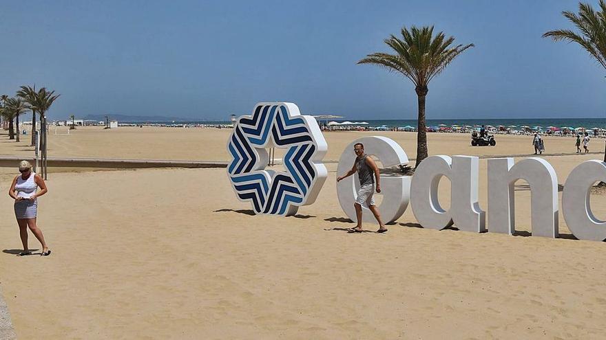 Imagen de la playa de Gandia