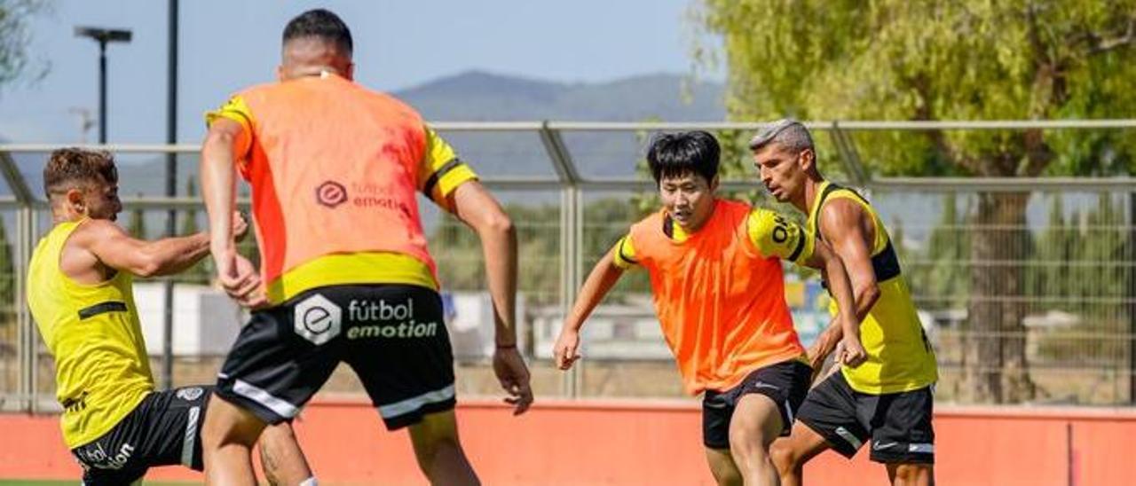 Entrenamiento del Real Mallorca.