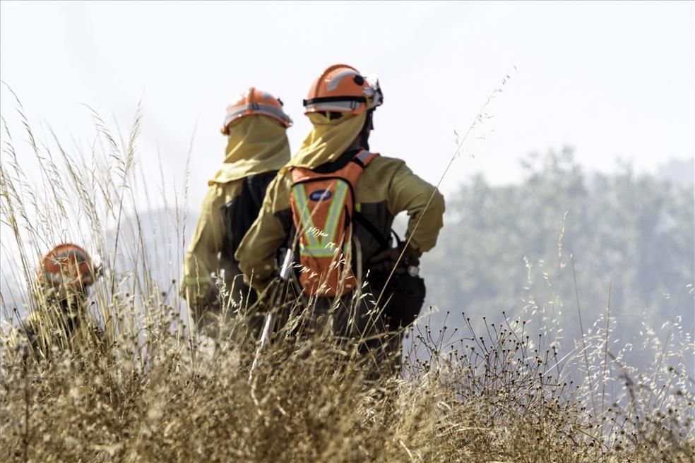 Incendio forestal en Cáceres