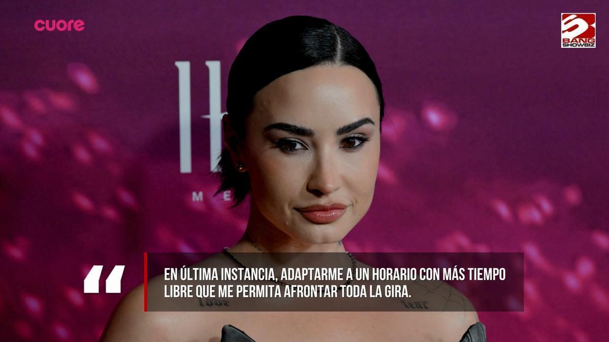 Demi Lovato cancela cinco conciertos para "proteger su salud"
