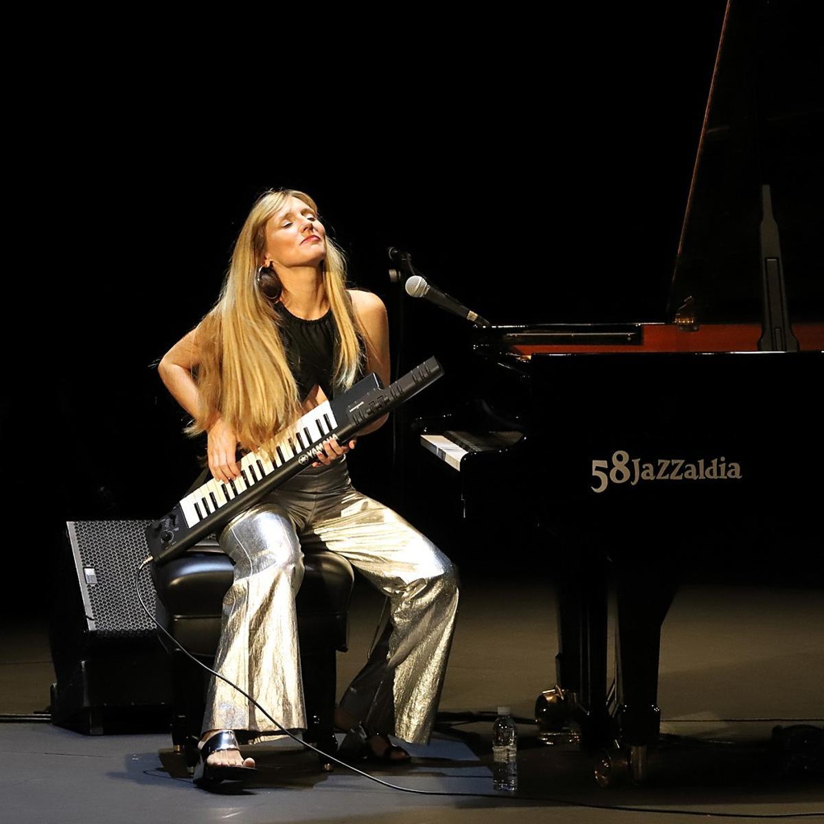 La artista en uno de sus conciertos